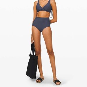NWOT Lululemon Clearwater High-Rise Bikini Bottom